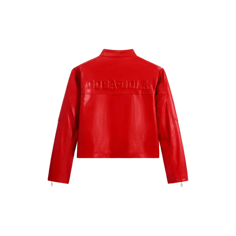 Coca-Cola Leather Jacket Women's-6