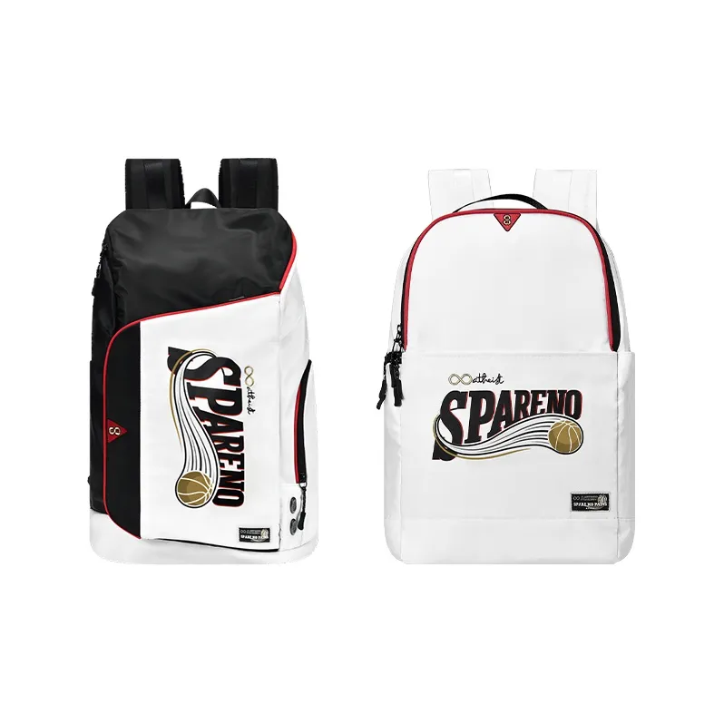 8atheist Sparenopains X DRA Collaboration Polyester Basketball Bag Backpack Large Size Unisex White-9
