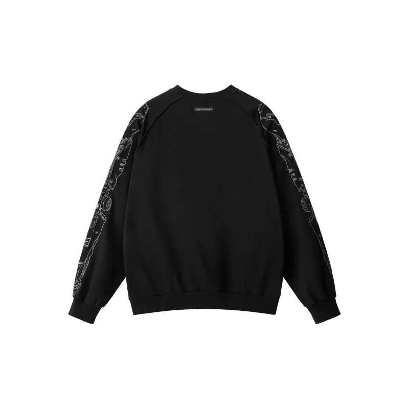 XINYINSU Sweatshirt Unisex Black The Last Rave-1
