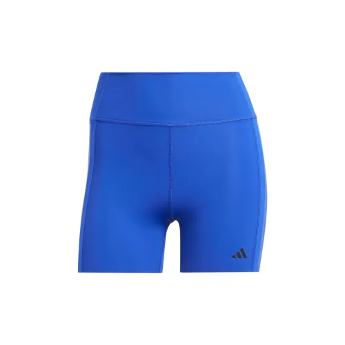 Adidas Optime Sports Shorts Women's Semi-Transparent Blue