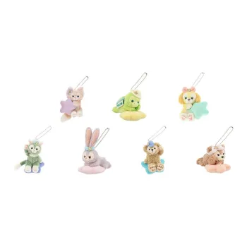 Disney Duffy And Friends Summer Night Melody Sitting Posture Set Dolls Plush Pendant Small Size High Tokyo Disney
