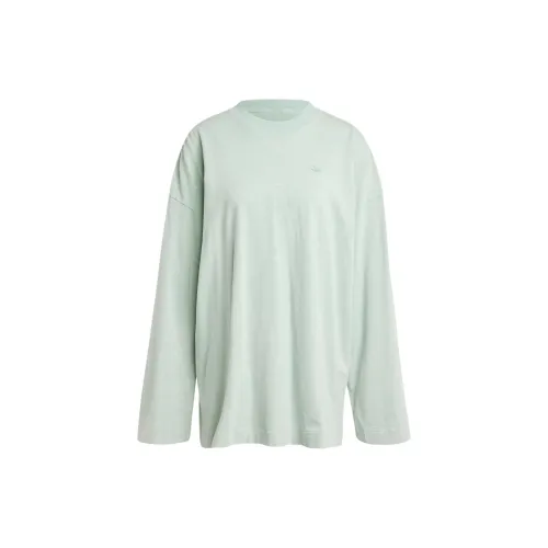 Adidas Originals WASHED T-Shirts Women's Light Green