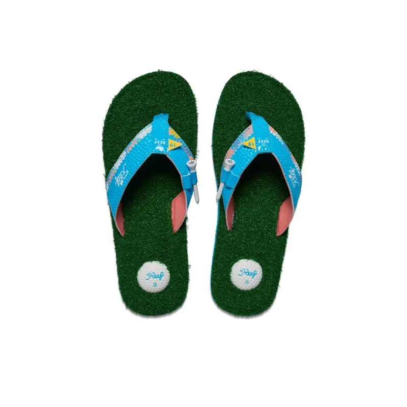 REEF Slip-Resistant Flip Flops Men Turquoise-3