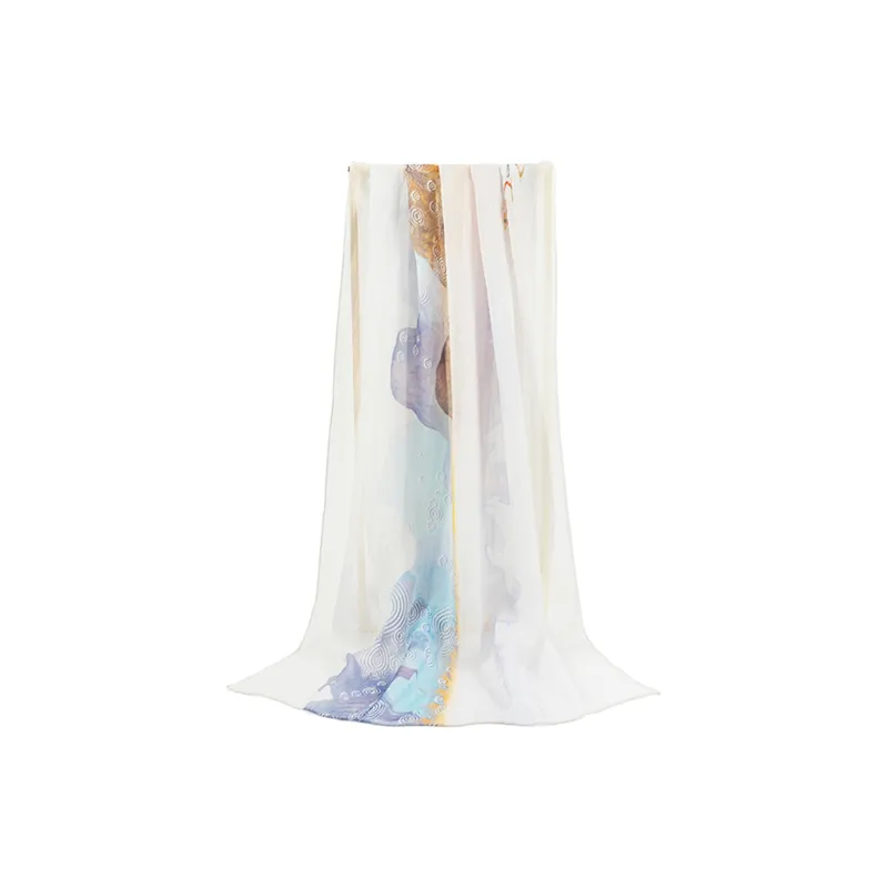 Shanghai Story 100% Mulberry Silk Silk Scarves Women's Imperial Flower Evening Gift Box Set-14