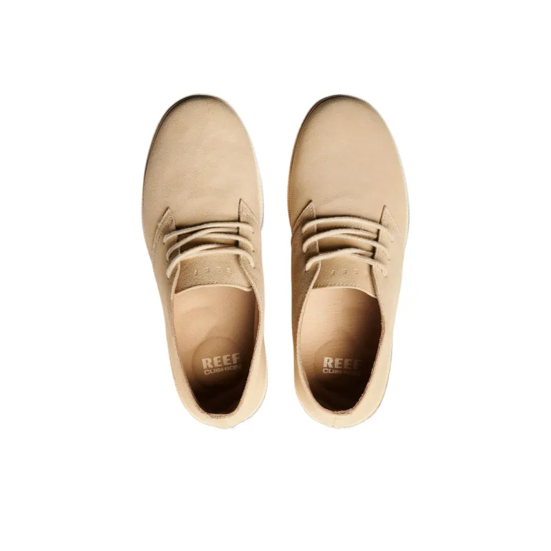 REEF Anti-Slip Wear-Resistant Mid-Top Casual Shoes Men Beige-4