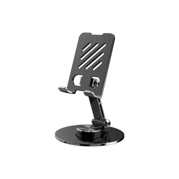 Shinco Phone Stands Desktop Foldable 360 Degree Rotating Adjustment Full Aluminum Alloy Stand