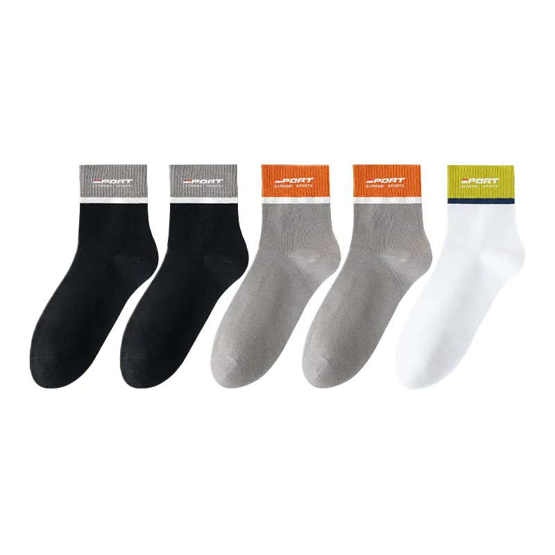 Lan Miao Mid Calf Socks Men 5 Pack-1