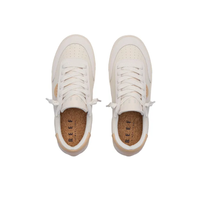 REEF Lay Day Seas Slip-Resistant Mid-Top Casual Shoes Women's Beige-3