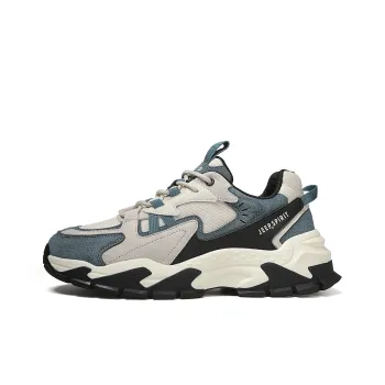 JEEP SPIRIT Chunky Sneakers Men Low-Top Coastal Blue