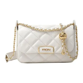 FION Cow Leather Shoulder Bag Crossbody Bag Regular Women's Multicolor