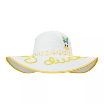 Disney Daisy Duck Mickey And Friends Enjoy Summer Collection Straw Hat IP Merch White Shanghai Disney