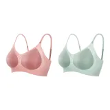 77121-A Set-Ice Silk Mask Cup-Pink+Blue (2 Pcs)