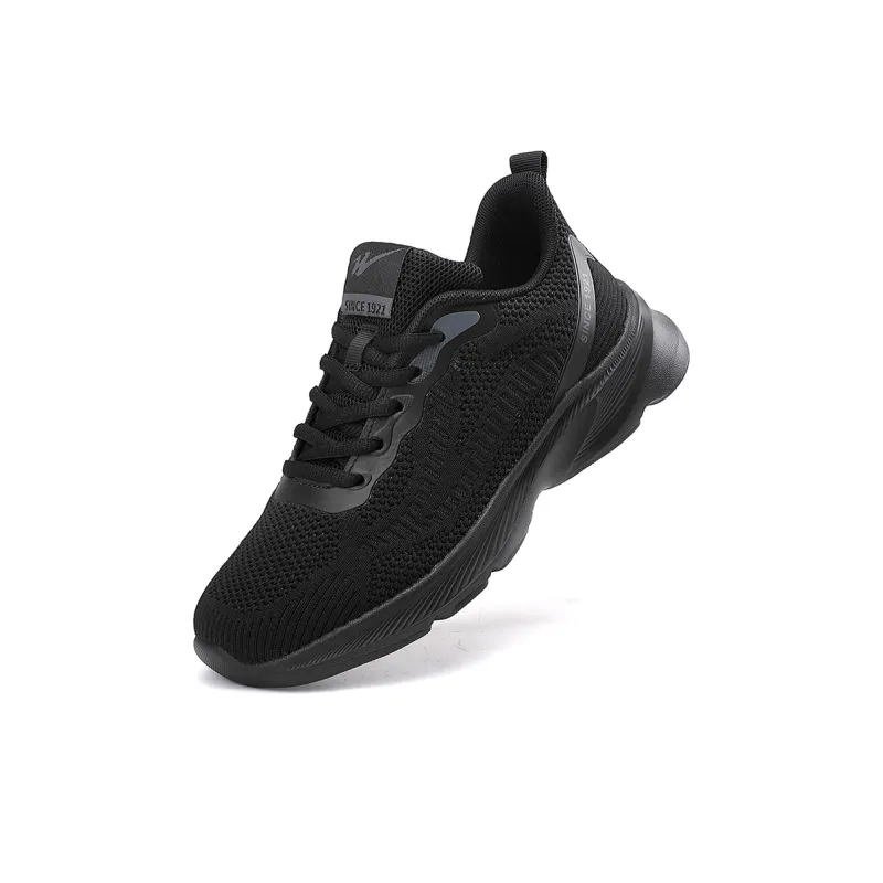 Binary Low Top Running Shoes Women's All Black-1