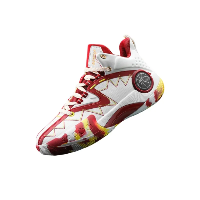QIUTEXIONG Cushioning, Slip Resistant, Abrasion Resistant, Support, Rebound High Top Basketball Shoes Unisex-16