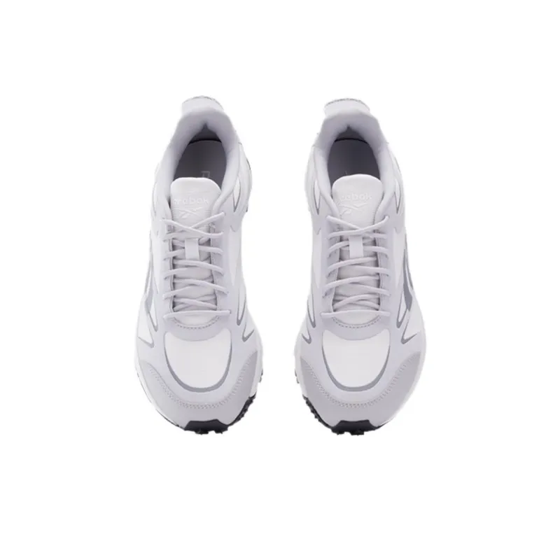 Reebok Anti Slip Wear Resistant Low Top Running Shoes Women's White Gray-2