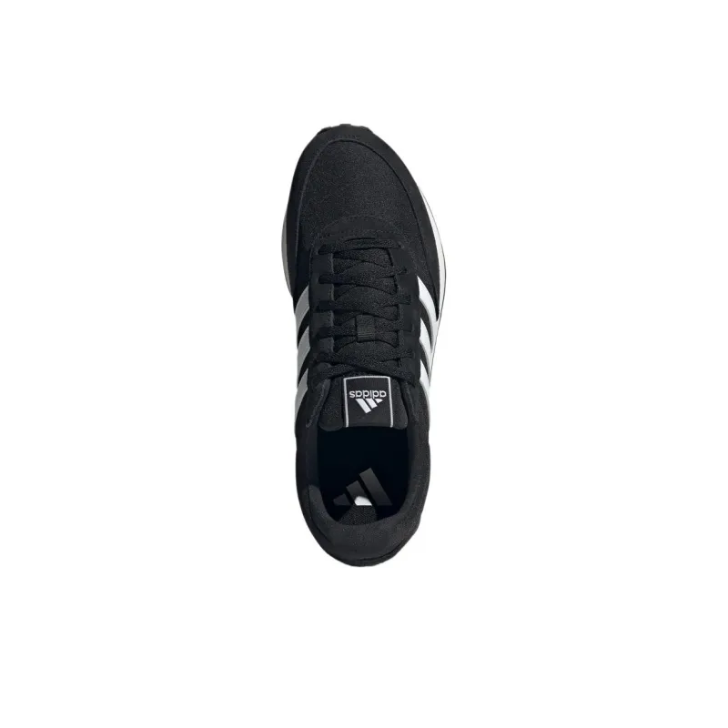 Adidas Run 60s Wear Resistant Low Top Running Shoes Men Black-3