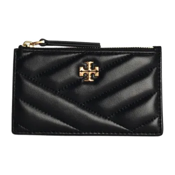 TORY BURCH Calfskin Wallet Women's Black