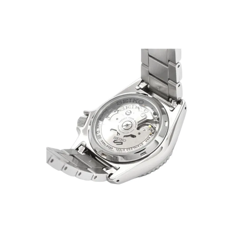 SEIKO Automatic Mechanical Movement Stainless Steel Strap Watch Men's Watches Yellow Watch Dial SBSA227-3
