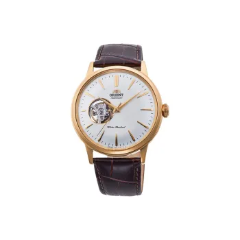 ORIENT Automatic Mechanical Movement Leather Watch Bands Watch Men's Watches White Dial RA AG0003S