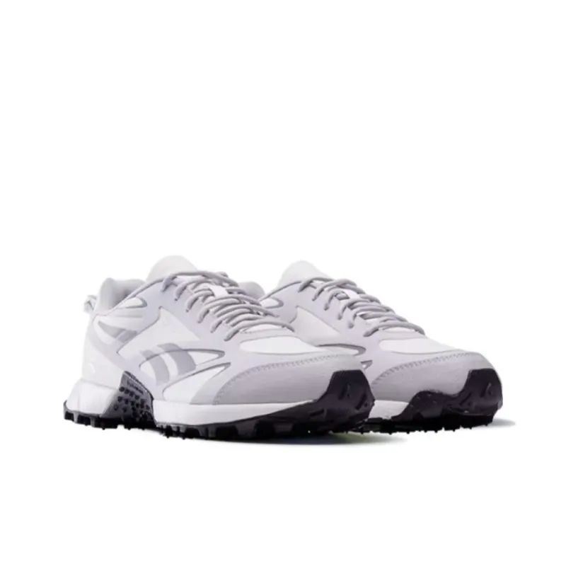 Reebok Anti Slip Wear Resistant Low Top Running Shoes Women's White Gray-3