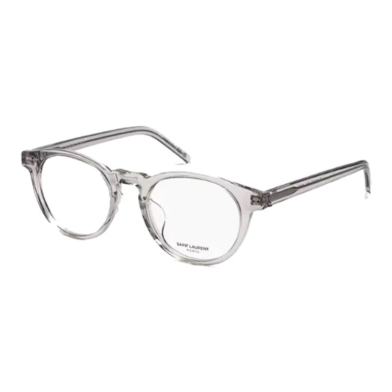 SAINT LAURENT Plate Frame Oval Eyeglass Frames Unisex-0