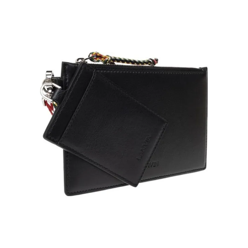 Lanvin Calfskin Clutch Men's Black-1