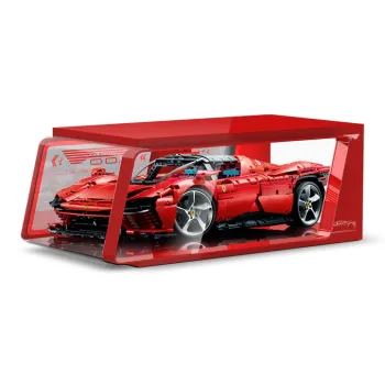 LIGHT YOUR BRICKS 100% Compatible Building Block Technic Porsche 911 Bugatti Ferrari Storage Box Model Accessories