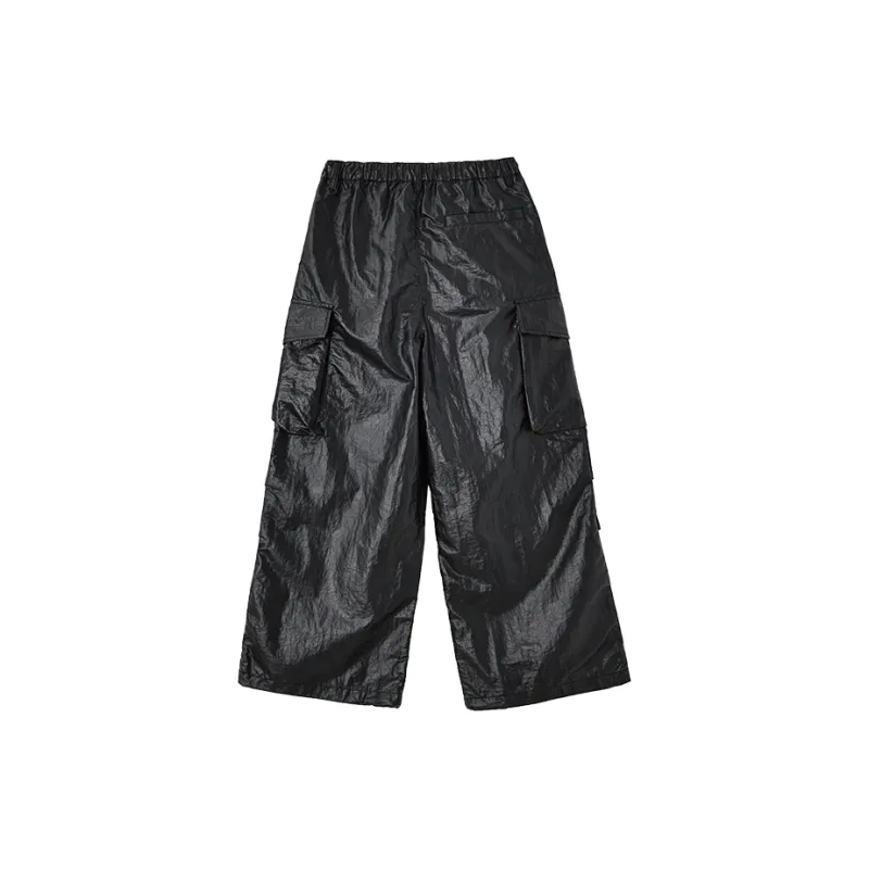 KORAKUBLUE Cargo Pants Unisex Porcelain Black-1