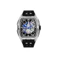 HBR933.2-White Case Black Strap