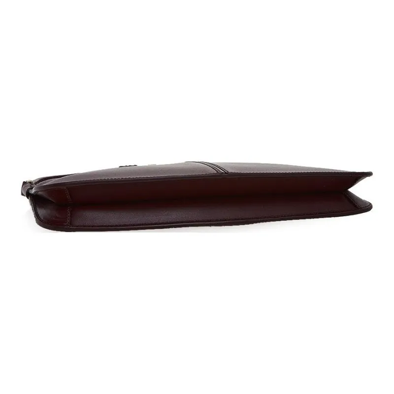 A.P.C Calfskin Shoulder Bag, Crossbody Bag Women's Burgundy-4