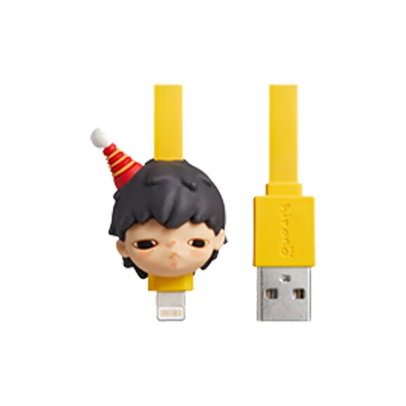 POP MART HIRONO ONO Mute Drama Collection Cable Type-C Blind Box Products Single Blind Box/whole Box 9 Pcs-10
