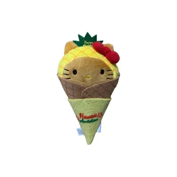 Sanrio Hello Kitty Pineapple Farm, Waffle Dolls Plush Pendant Small Size Tall