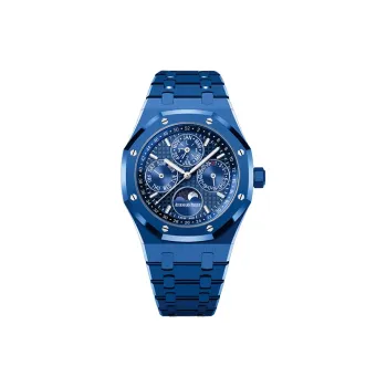 AUDEMARS PIGUET Royal Oak Series Automatic Mechanical Movement Men's Watches Watch 41mm Blue Dial Ceramic Strap