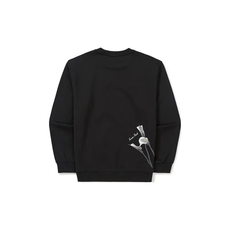 Snow Peak Cara Graphic Sweatshirt Unisex Black-1