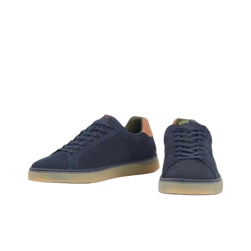 BARBOUR Reflect Low-Top Skateboard Shoes Men's Navy-3