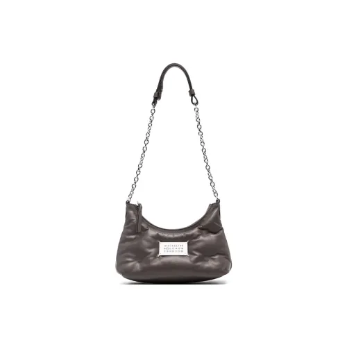 Maison Margiela Glam Slam Calfskin Shoulder Bag Crossbody Bag Extra Mini Women's Dark Gray