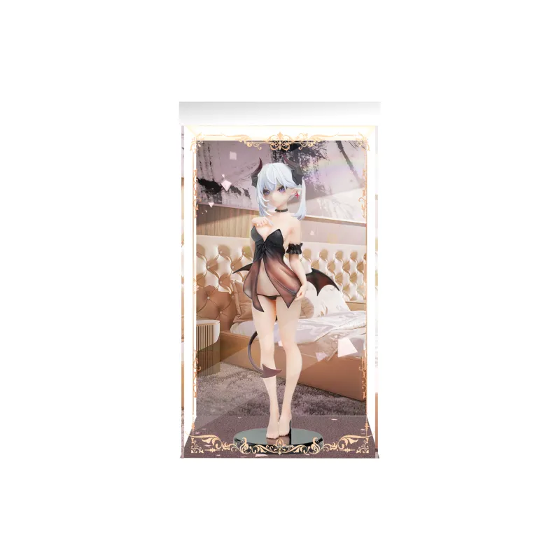 AOWOBOX Compatible With AniMester Big Master Little Demon Lilith Figure Display Case Model Accessories-8