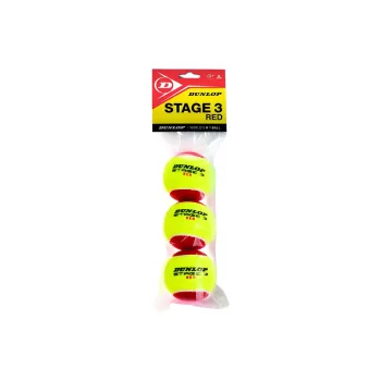 DUNLOP Stage 3 Tennis Balls Training Ball Sports Yellow Red