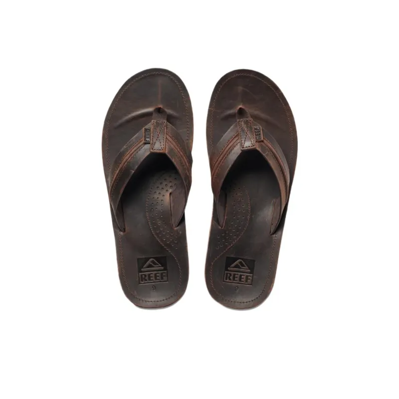 REEF Rubber Sole Quick Dry Flip Flops Men Brown-4