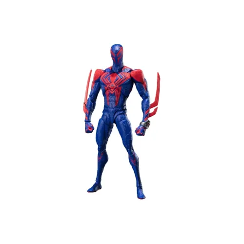 BANDAI SHF Spider Man  Parallel Universe 2 Spider Man 2099 PB Limited Assembled Models 17.8cm