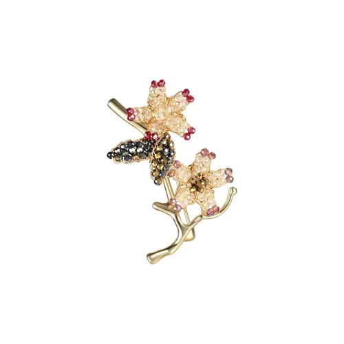 Cercoo Artificial Crystal Brooches Women's