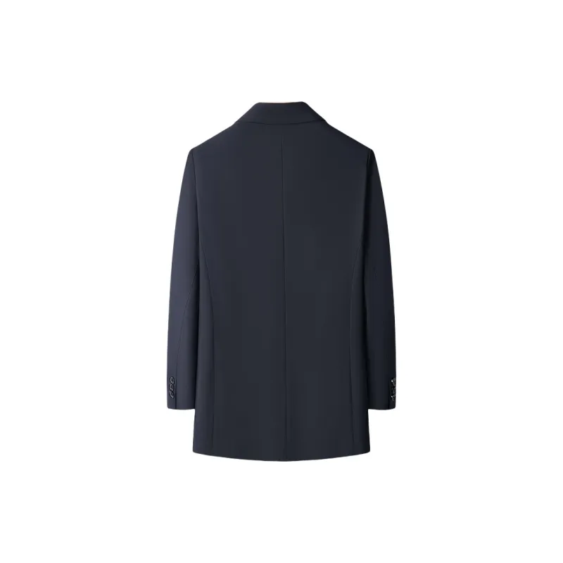 PIERRE CARDIN Trench Coat Men Navy Blue-1