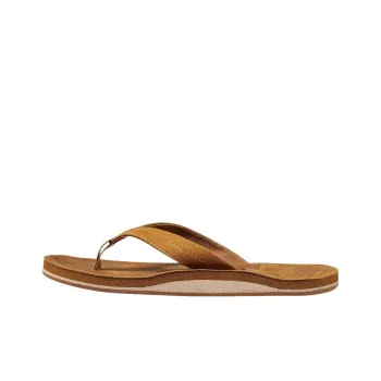 REEF Rubber Sole Slip-Resistant Flip Flops Women's Caramel
