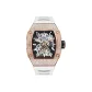 HBR970.2-Rose Case White Strap