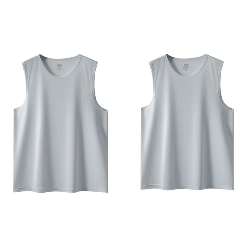 H YXIANG Men Tank Tops-35