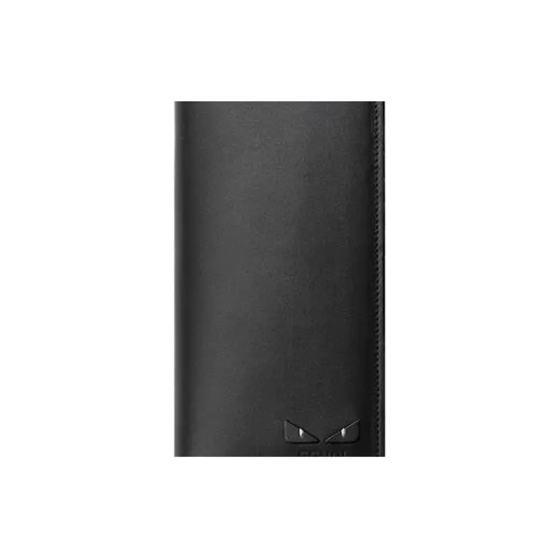 FENDI Leather Wallet Regular Men's Black-7