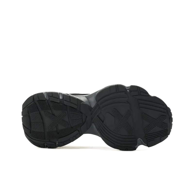 JEEP SPIRIT Anti Slip And Wear Resistant Breathable Low Top Chunky Sneakers Men Graphite Black-7