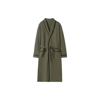 Qiao Ni Tong Pajama Robe Men Army Green