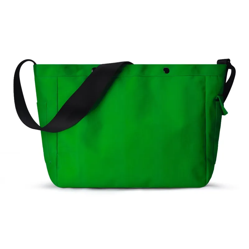 FINITE LOOP Polyester Shoulder Bag, Crossbody Bag Regular Unisex Green-2