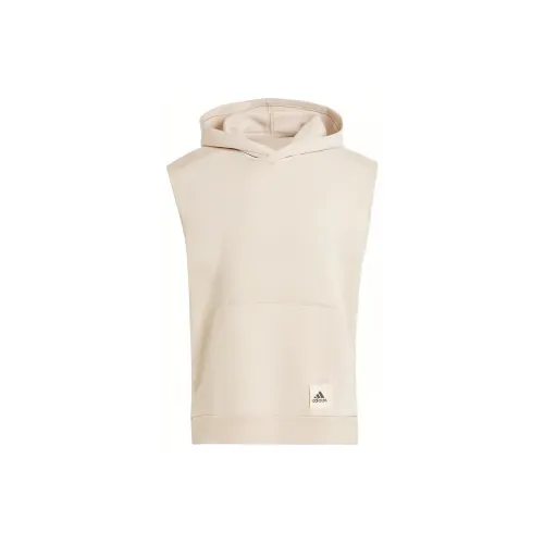 Adidas Lounge Tank Tops Men Beige